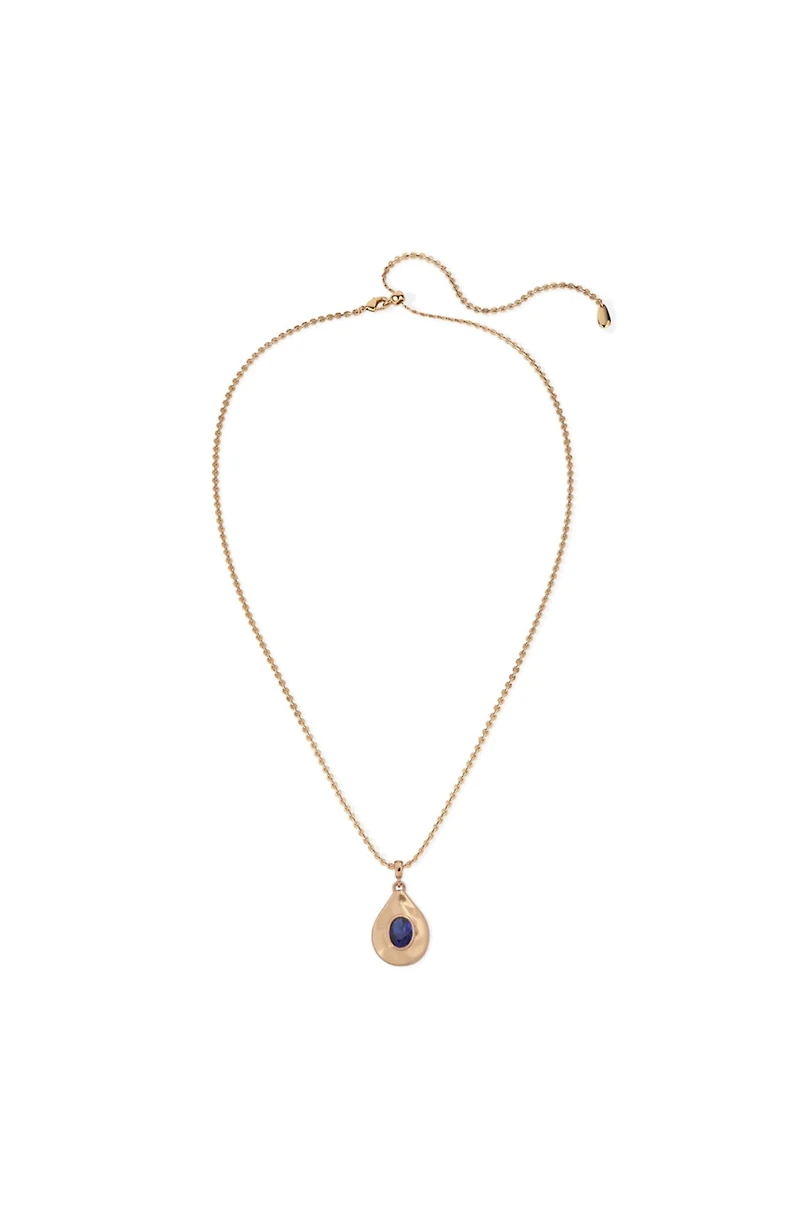Retro Chic Fig Pendant Necklace
