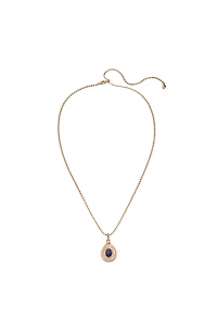 Retro Chic Fig Pendant Necklace
