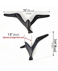 Yigii Iron Gull Bird Wall Hooks