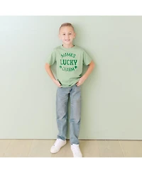 Sweet Wink Toddler Boys Mama's Lucky Charm St. Patrick's Day Short Sleeve T-Shirt