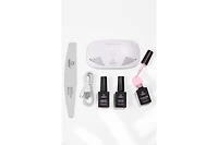 Beetles Nude Pink Gel Nail Polish Kit with Uv Led Light