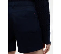 Tommy Hilfiger Women's Twill Patch Pocket Shorts