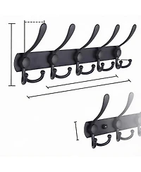 Yigii 5-Tri Stainless Steel Wall Hook Rack