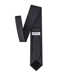 Calvin Klein Men's Textured Solid Silk & Linen Blend Tie