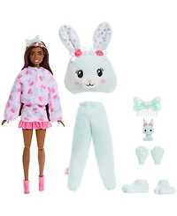Barbie Cutie Reveal Cuddly Series Bunny Doll and Accessories