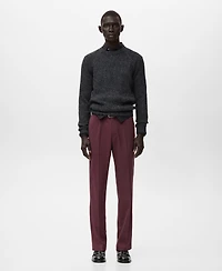 Mango Men's Fluid Regular-Fit Trousers