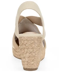 Style & Co. Women's Siennaa Round Toe Wedge Espadrilles Sandals, Macy's Exclusive