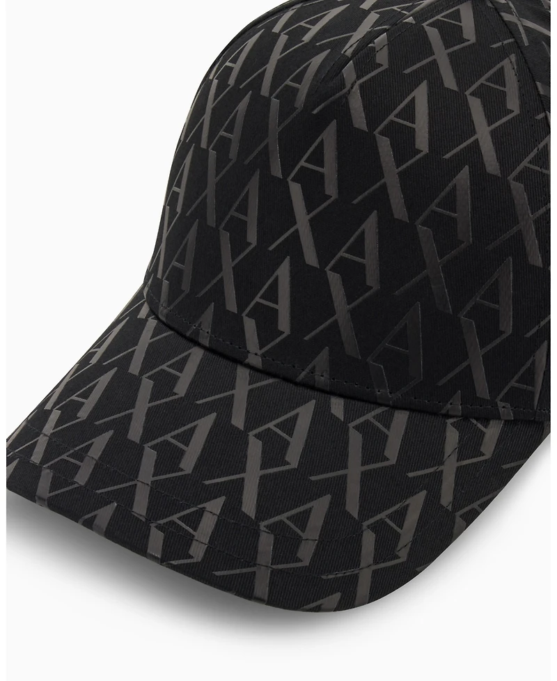 A X Armani Exchange Men's Allover Logo Hat