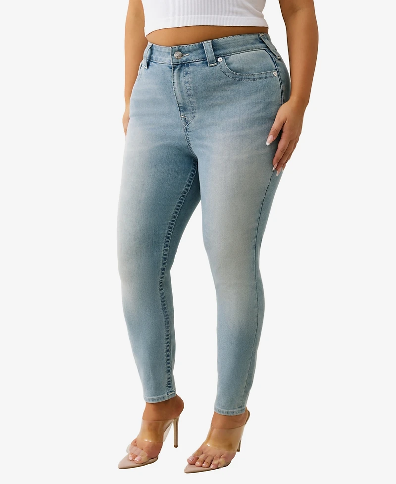 True Religion Plus Jennie Curvy Skinny Mid Rise Jeans