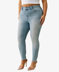 True Religion Plus Jennie Curvy Skinny Mid Rise Jeans