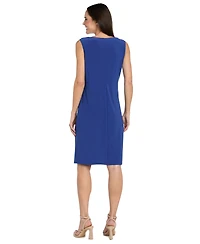 Rm Richards Women's Foil Printed Swing Jacket & Tank Dress, 2-Piece Set