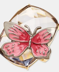 Anne Klein Stone Butterfly Statement Ring