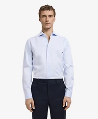 Mango Men's Slim-Fit Twill Fabric Dress Shirt