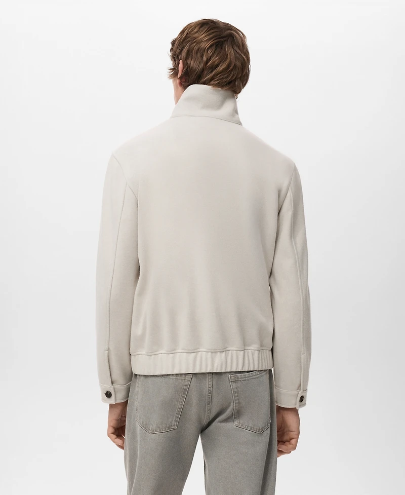 Mango Men's Regular-Fit Zip Jacket