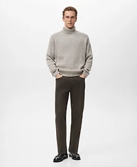Mango Men's Regular Fit Cotton Jeans