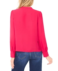 CeCe Women's Crewneck Long-Sleeve Top