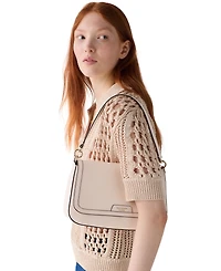 Kate Spade New York Hudson Small Pebbled Leather Flap Shoulder Bag