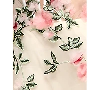 Say Yes Juniors' Strapless Illusion Ball Gown