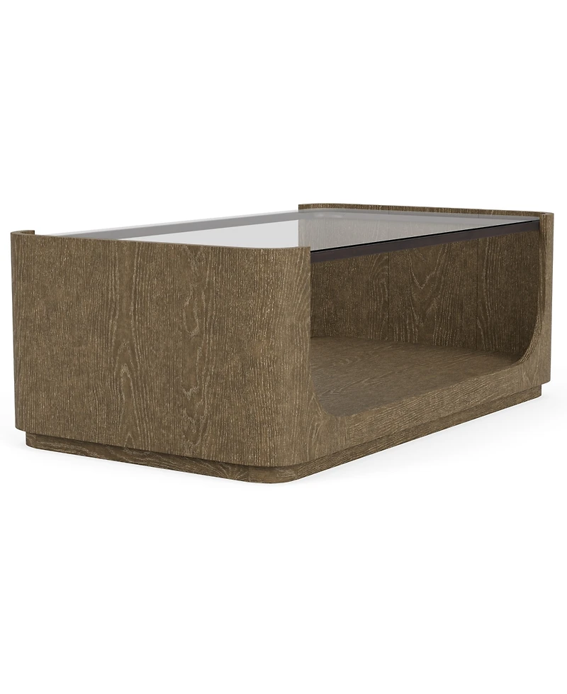 Furniture Dante 48" Wood Sleek Coffee Table