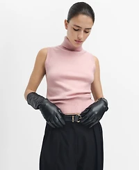 Mango Women's Turtleneck Knit Top