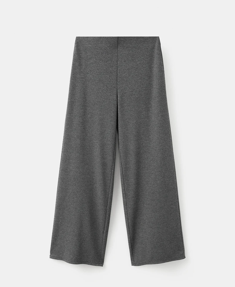 Mango Women's Elastic Waist Straight-Fit Pants