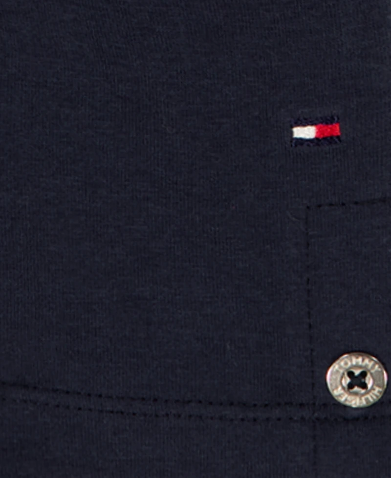 Tommy Hilfiger Girls' Toddler 2T-4T Pique Knit Sleeveless Tunic & Slit Capri Leggings, 2-Piece Set