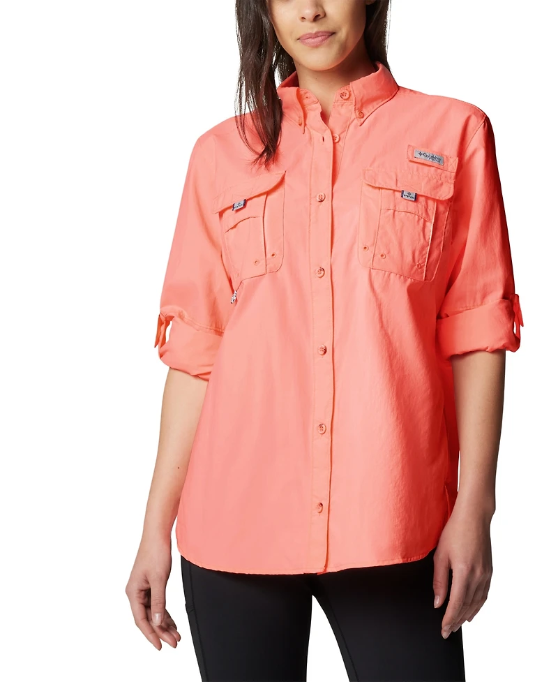 Columbia Women's Bahama Ii Roll-Up Long-Sleeve Top