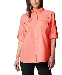 Columbia Women's Bahama Ii Roll-Up Long-Sleeve Top