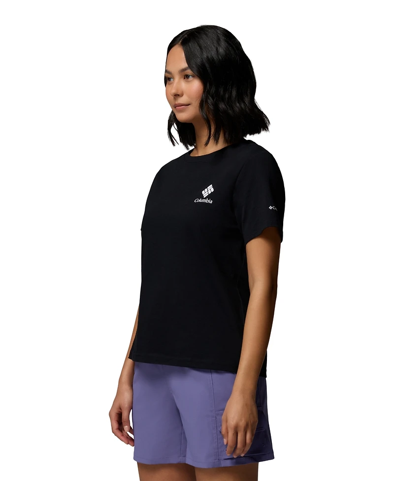 Columbia Women's Rolling Bend Graphic Short Sleeve Top