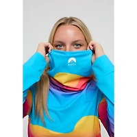 Oosc Women's High Neck Baselayer Top Mambo Sunset