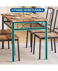 Gaomon Kitchen Table Small Dining Table Set for 2 Table and Chairs Set of 2