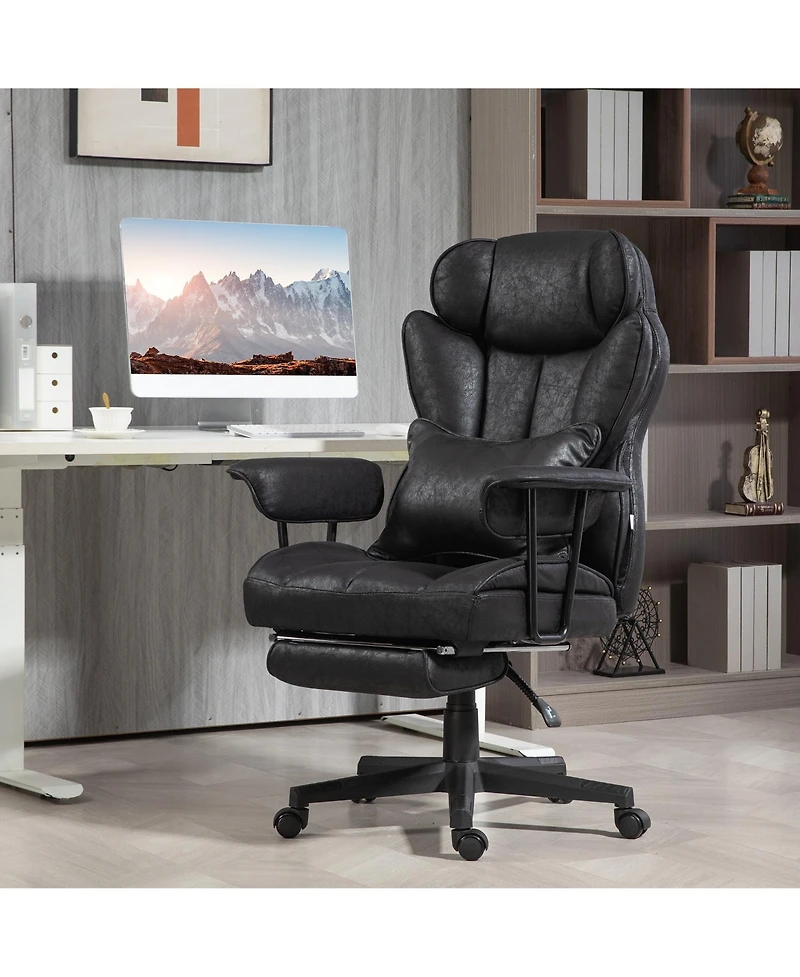 Boyel Living Massage Executive Office Chair with 6 Vibration Points Heated Big and Tall Chair