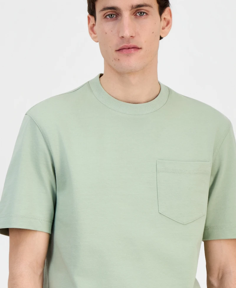 Hugo Boss Men's Cotton Solid-Color Pocket T-Shirt