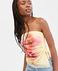 Madden Girl Juniors' Hibiscus Mesh Tube Top