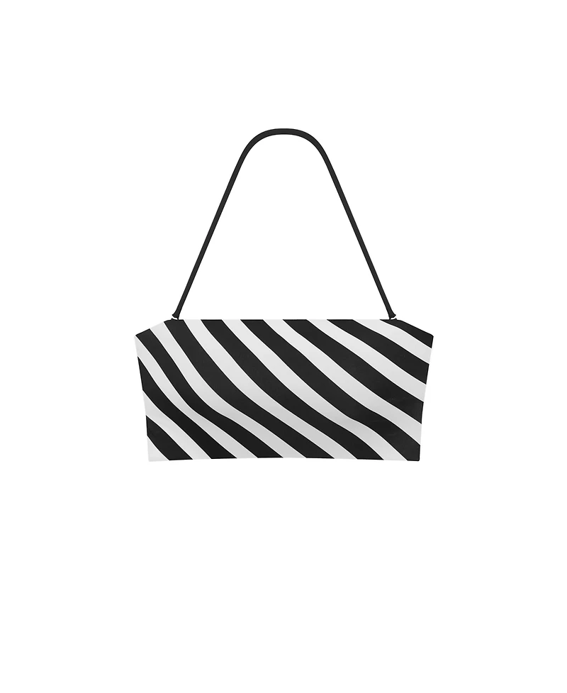 Lauren Ralph Women's Longline Bandeau Swimsuit Bra