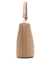 Anne Klein Small Oval Turn-Lock Bucket Bag