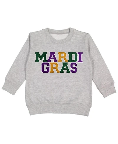 Sweet Wink Toddler Boys Mardi Gras Patch Sweatshirt