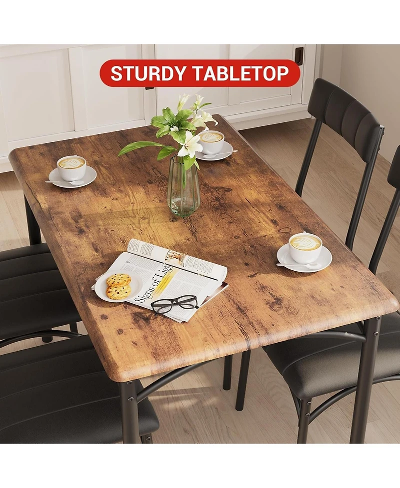 Gaomon Kitchen Table Dining Table Set for Kitchen Table for Dining Room, Home Office