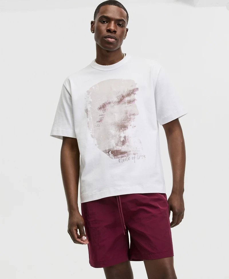 Mode of One Men's Relaxed-Fit Statue Graphic T-Shirt, Macy's Exclusive