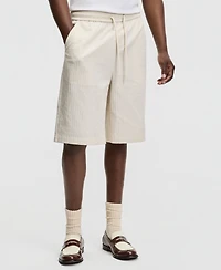 Mode of One Men's Relaxed-Fit Crinkle Stripe Shorts, Macy's Exclusive