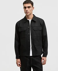 Mode of One Men's Relaxed-Fit Twill Shirt Jacket, Macy's Exclusive