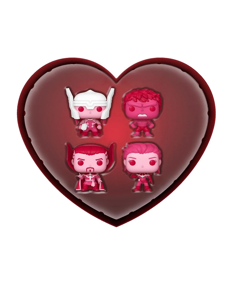 Funko Marvel Pocket Pop Valentines 4 Piece Box Set