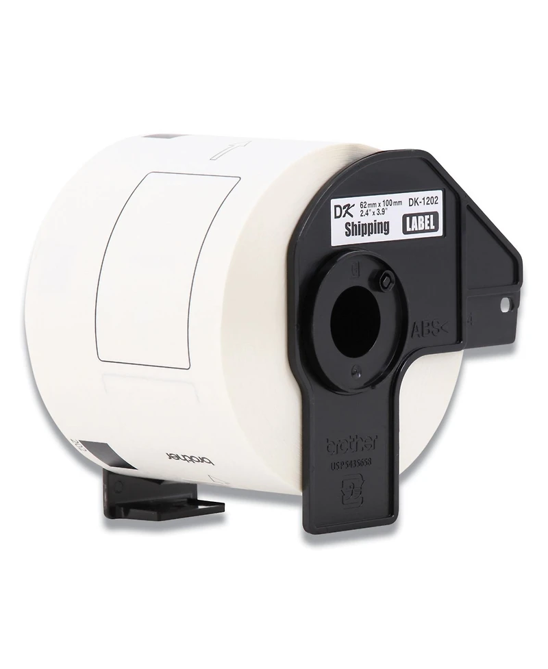 Brother DK120224PK 2.4 in. x 3.9 in. Die-Cut Shipping Labels - White (24/Pack)