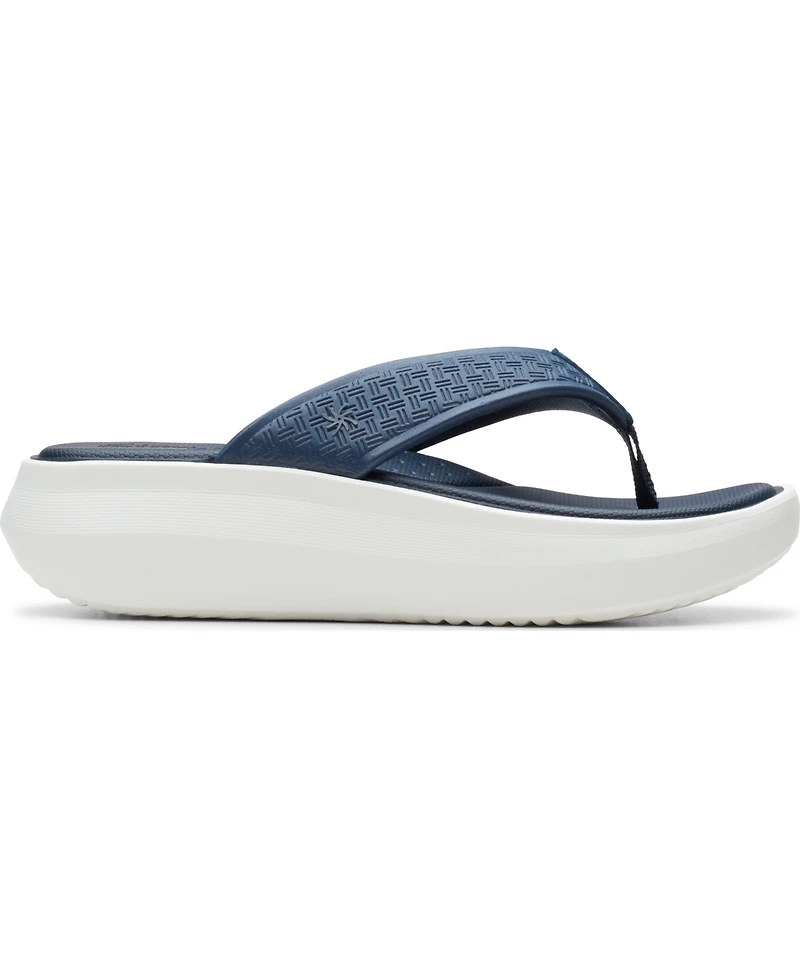 Clarks Women's Solevana Post Round Toe Sandals