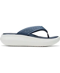 Clarks Women's Solevana Post Round Toe Sandals