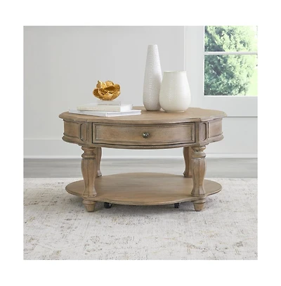 Liberty Furniture Magnolia Manor Round Cocktail Table