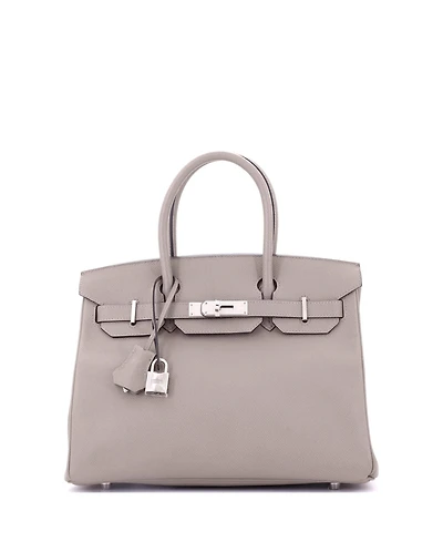 Pre-Owned HERMES Birkin 30 Handbag Epsom with Palladium Hardware