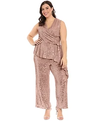 Muse Plus Side Twist V-Neck Wrap Top