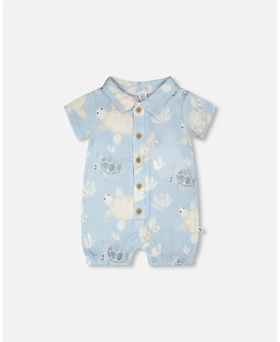 Deux par Baby Boys Muslin Romper