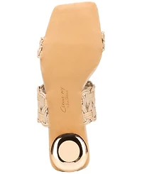 Circus Ny by Sam Edelman Women's Clover Woven Kitten-Heel Slide Sandals